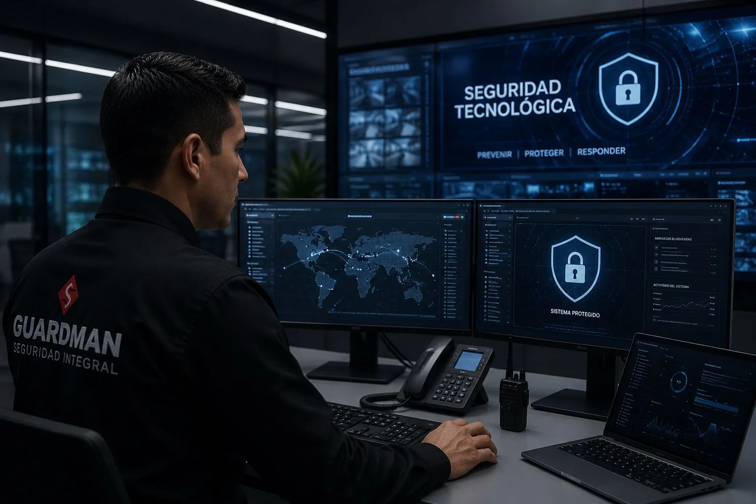 Seguridad electrónica y monitoreo GUARDMAN
